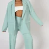 Public Desire Split Detail High Waisted Dad Trouser | Women Trousers