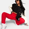 Public Desire Split Hem Cargo Trousers | Women Trousers