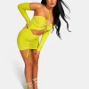 Public Desire Strappy Cut Away Slinky Dress | Women Dresses