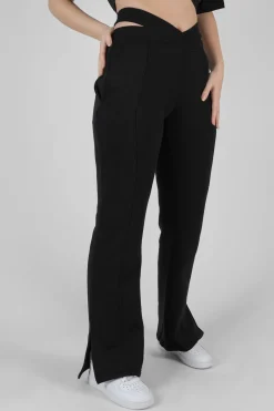 Public Desire Strappy Waist Straight Leg Joggers | Women Trousers