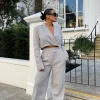 Public Desire Tailored Premium Wide Leg Trouser | Women Tailoring