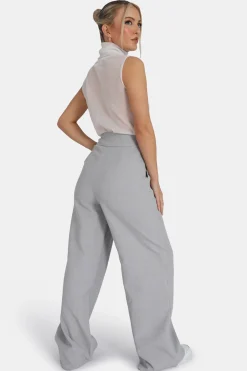 Public Desire Tailored Premium Wide Leg Trouser | Women Tailoring