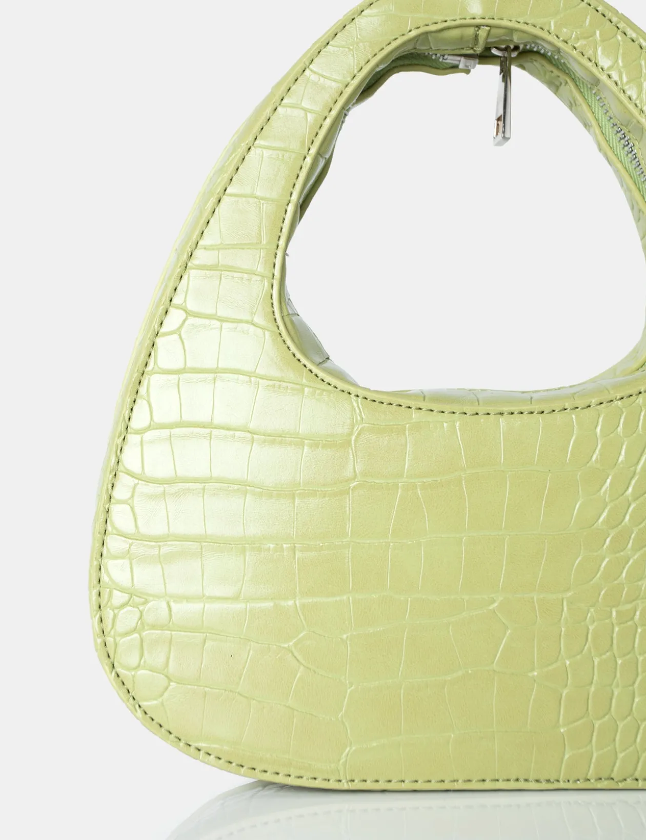 Public Desire The Arch Soft Croc Grab Bag | Women Evening Bags