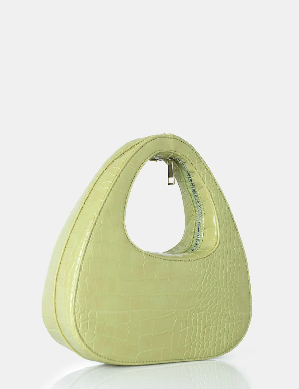 Public Desire The Arch Soft Croc Grab Bag | Women Evening Bags