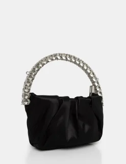 Public Desire The Aurora Pu Diamante Handle Mini Bag | Women Mini Bags
