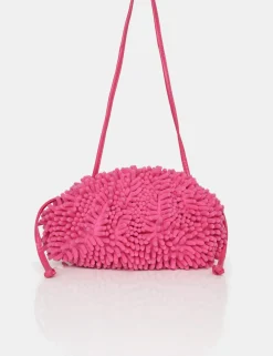 Public Desire The Ausha Chenille Clutch Bag | Women Clutch Bags