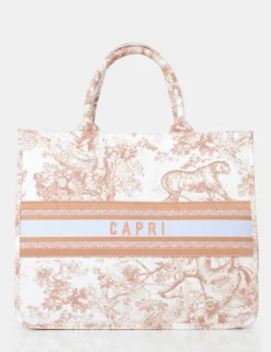 Public Desire The Capri Oversized Canvas Tote Bag | Women Tote Bags
