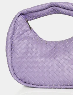 Public Desire The Capsian Woven Pu Grab Bag | Women Evening Bags