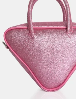 Public Desire The Diana Glitter Triangle Grab Bag | Women Mini Bags