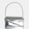 Public Desire The Jolee Metallic Silver Mini Grab Bag | Women Mini Bags