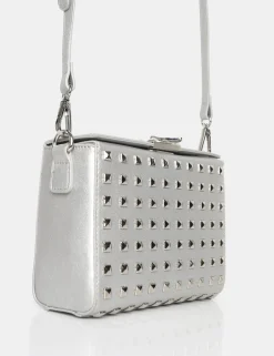 Public Desire The Jose Pu Metal Studded Bag | Women Evening Bags