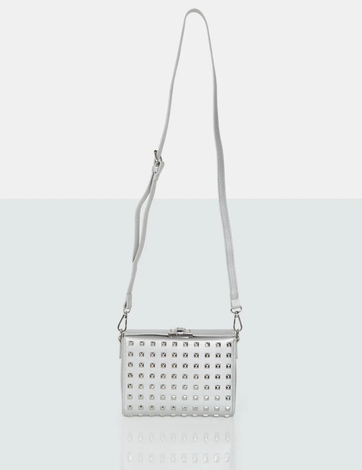 Public Desire The Jose Pu Metal Studded Bag | Women Evening Bags
