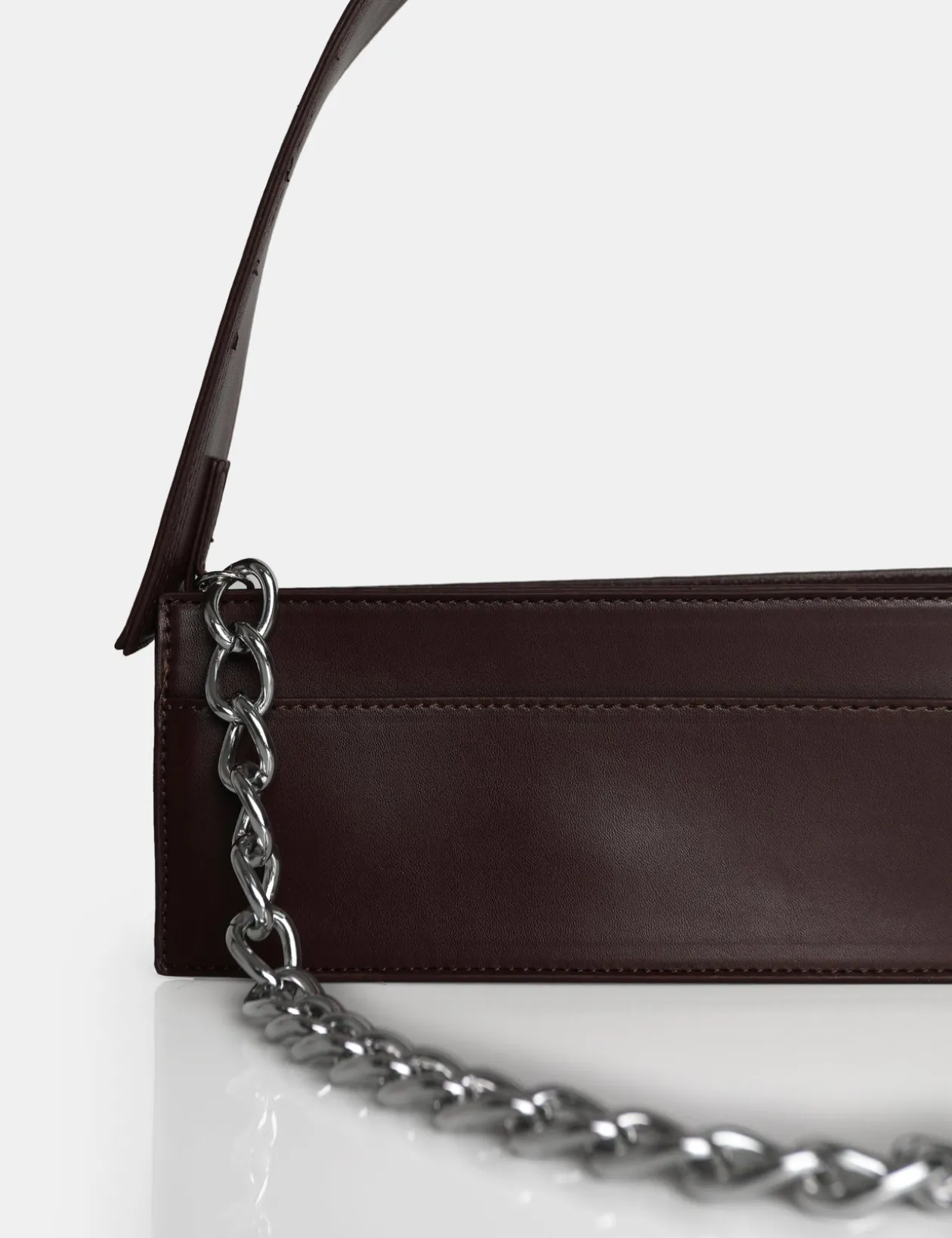 Public Desire The Koa Long Chain Detail Shoulder Bag | Women Mini Bags