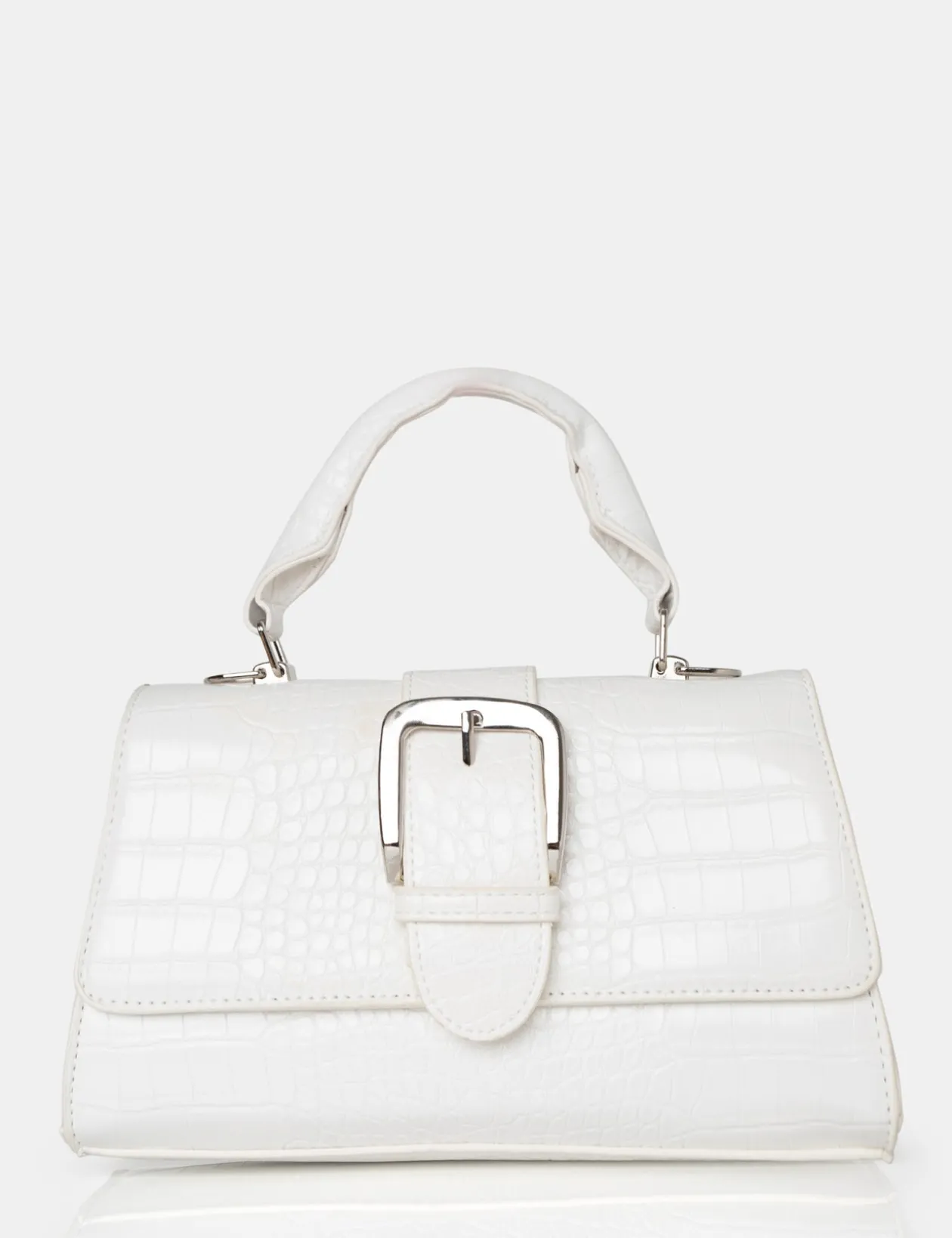 Public Desire The Lisbon Croc Buckle Cross Body Bag | Women Crossbody And Shoulder Bags