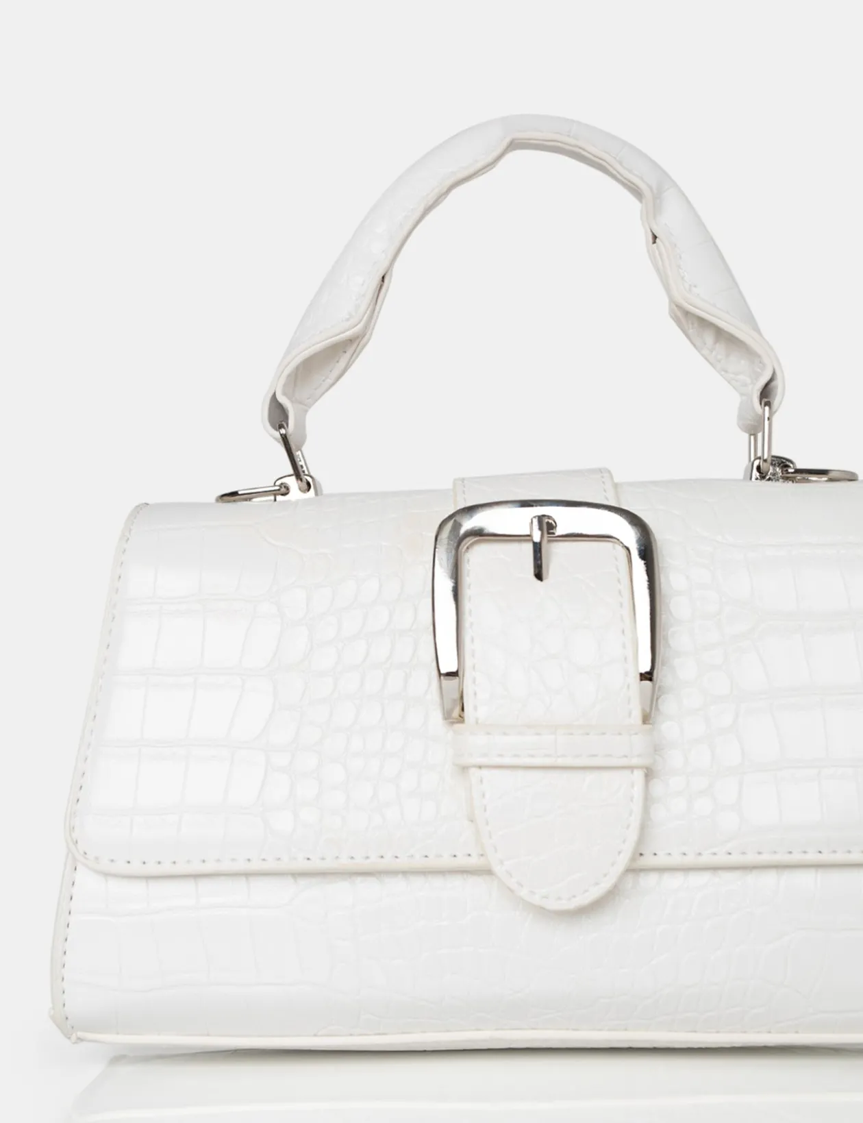 Public Desire The Lisbon Croc Buckle Cross Body Bag | Women Crossbody And Shoulder Bags