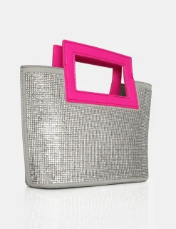 Public Desire The Lustre Pu Diamante Bag | Women Mini Bags