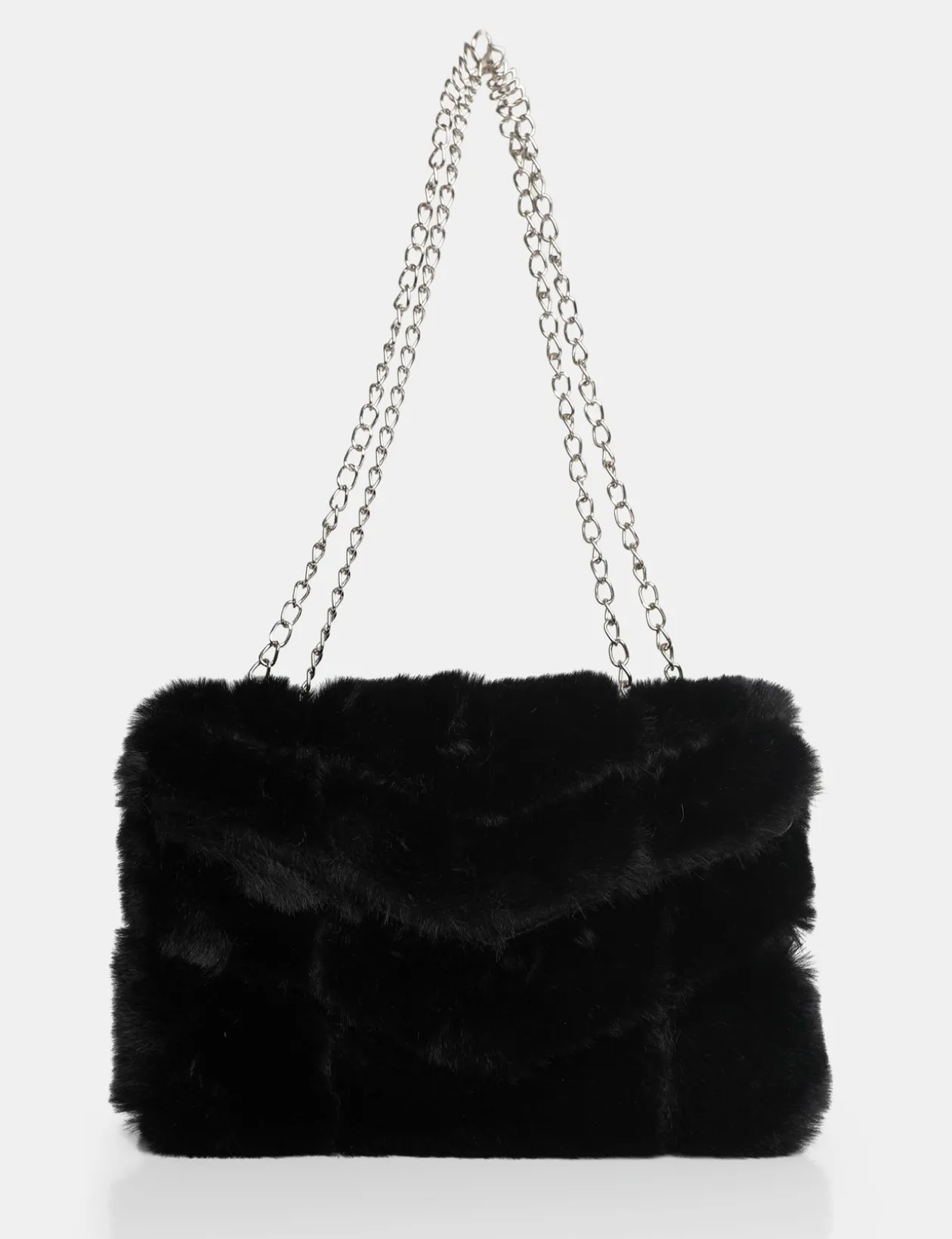 Public Desire The Marshmallow Faux Fur Shoulder Bag | Women Evening Bags