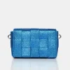 Public Desire The Mayan Royal Glitter Weave Gold Chain Detail Shoulder Bag | Women Mini Bags