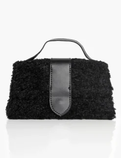 Public Desire The Mika Shearling Mini Bag | Women Crossbody And Shoulder Bags