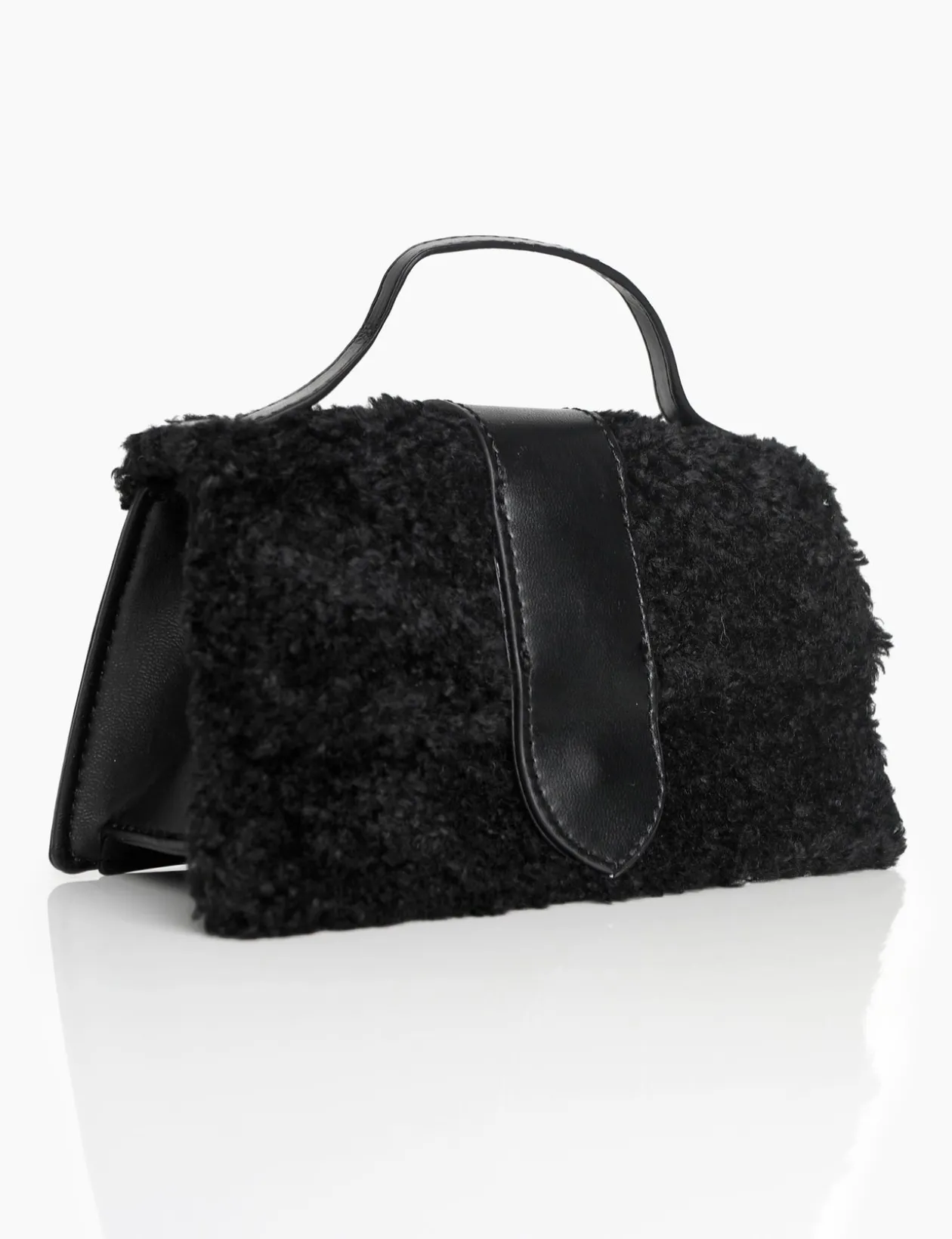 Public Desire The Mika Shearling Mini Bag | Women Crossbody And Shoulder Bags