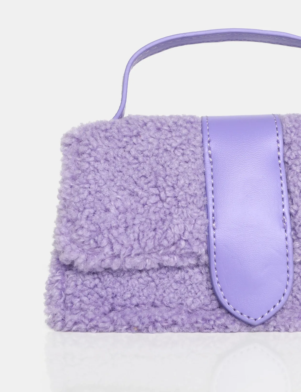 Public Desire The Mika Shearling Mini Bag | Women Crossbody And Shoulder Bags