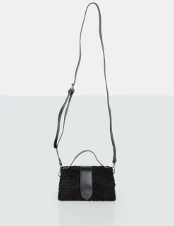 Public Desire The Mika Shearling Mini Bag | Women Crossbody And Shoulder Bags