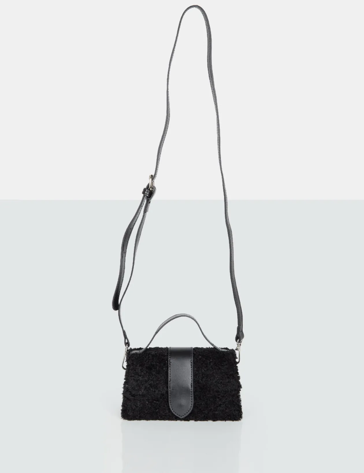 Public Desire The Mika Shearling Mini Bag | Women Crossbody And Shoulder Bags