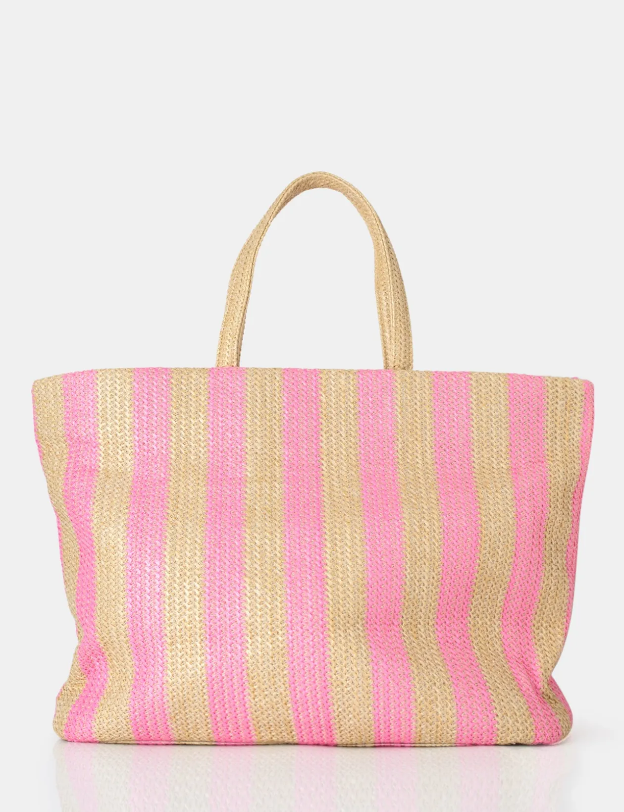 Public Desire The Nikki Stripe Canvas Top Handle Tote Bag | Women Tote Bags
