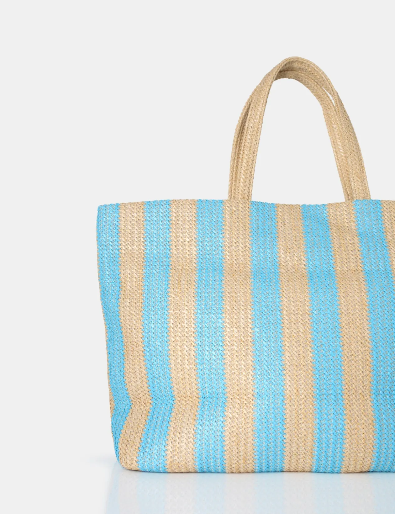 Public Desire The Nikki Stripe Canvas Top Handle Tote Bag | Women Tote Bags