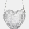 Public Desire The Ophelia Silver Diamante Clutch Bag | Women Mini Bags