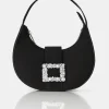 Public Desire The Pearl Satin Pearled Buckle Mini Bag | Women Mini Bags