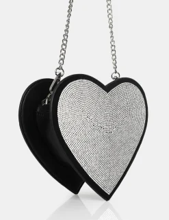 Public Desire The Phillippa Pu Diamante Bag | Women Evening Bags