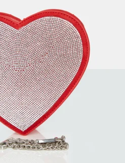 Public Desire The Phillippa Pu Diamante Bag | Women Evening Bags
