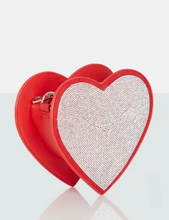 Public Desire The Phillippa Pu Diamante Bag | Women Evening Bags