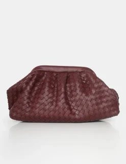 Public Desire The Project Woven Pu Clutch Bags | Women Evening Bags