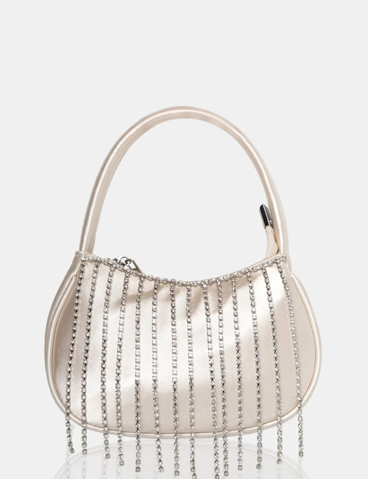 Public Desire The Sia Satin Diamante Trim Mini Bag | Women Diamante Bags