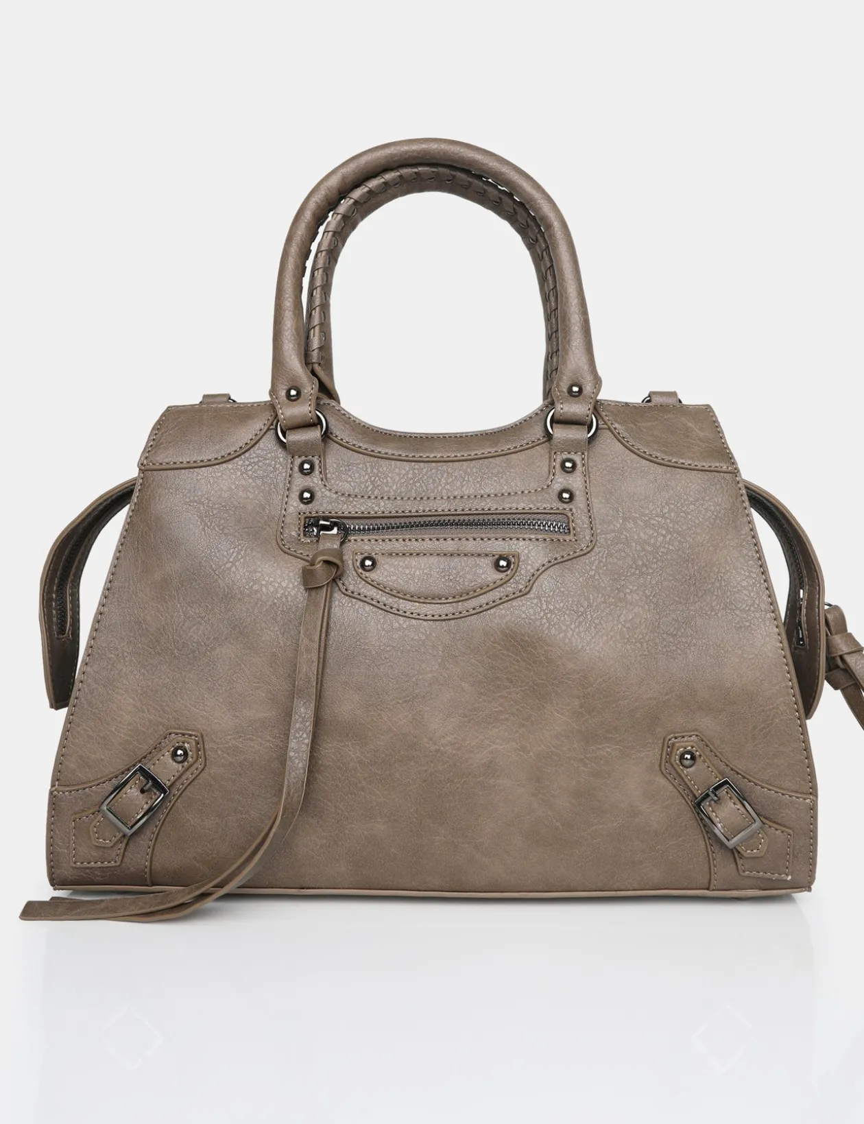 Public Desire The Willa Metallic Zip Detail Tote Bag | Women Tote Bags