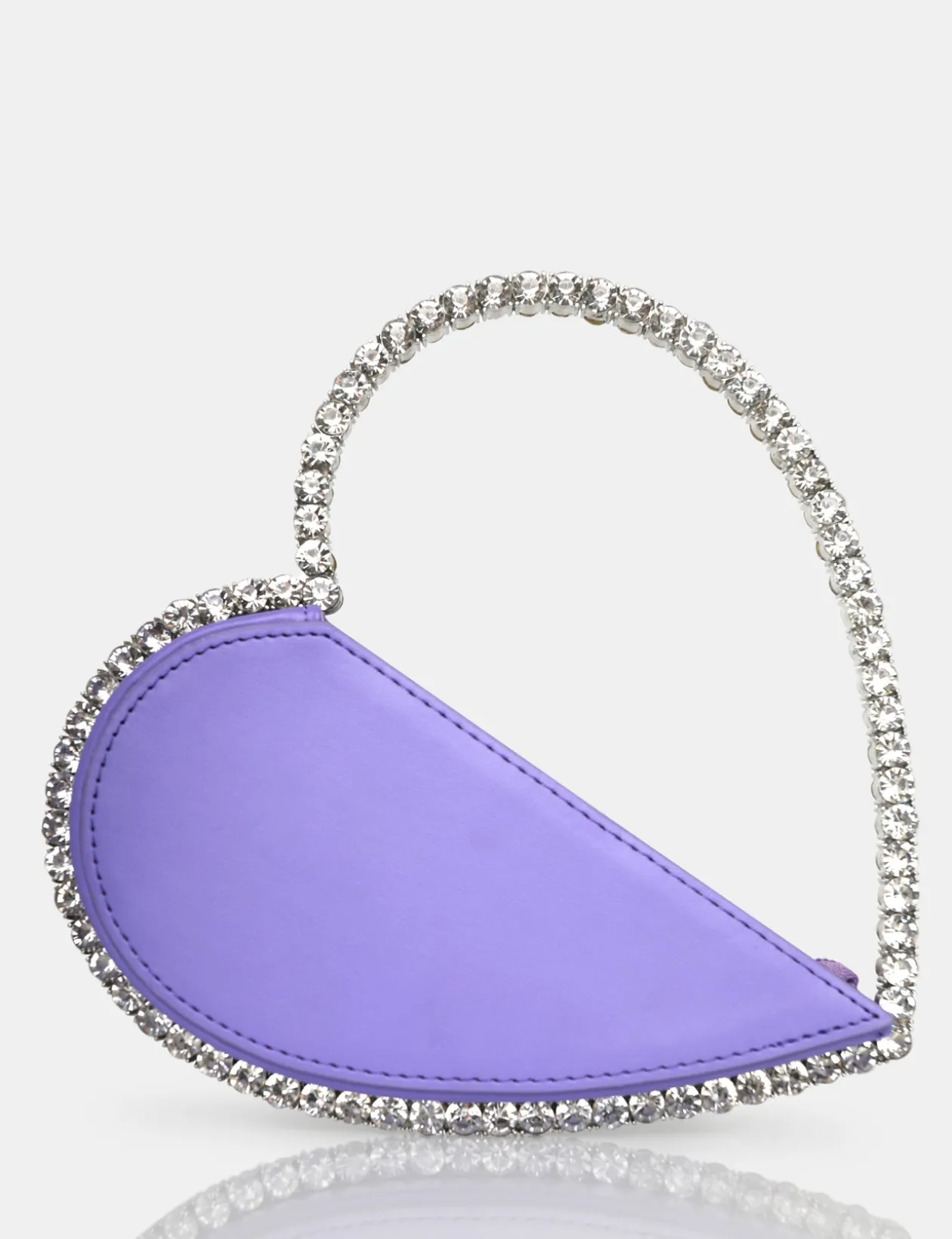 Public Desire The Zee Diamante Love Heart Grab Bag | Women Diamante Bags