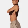 Public Desire Tie Side Roll Neck Crop Top | Women Knitwear