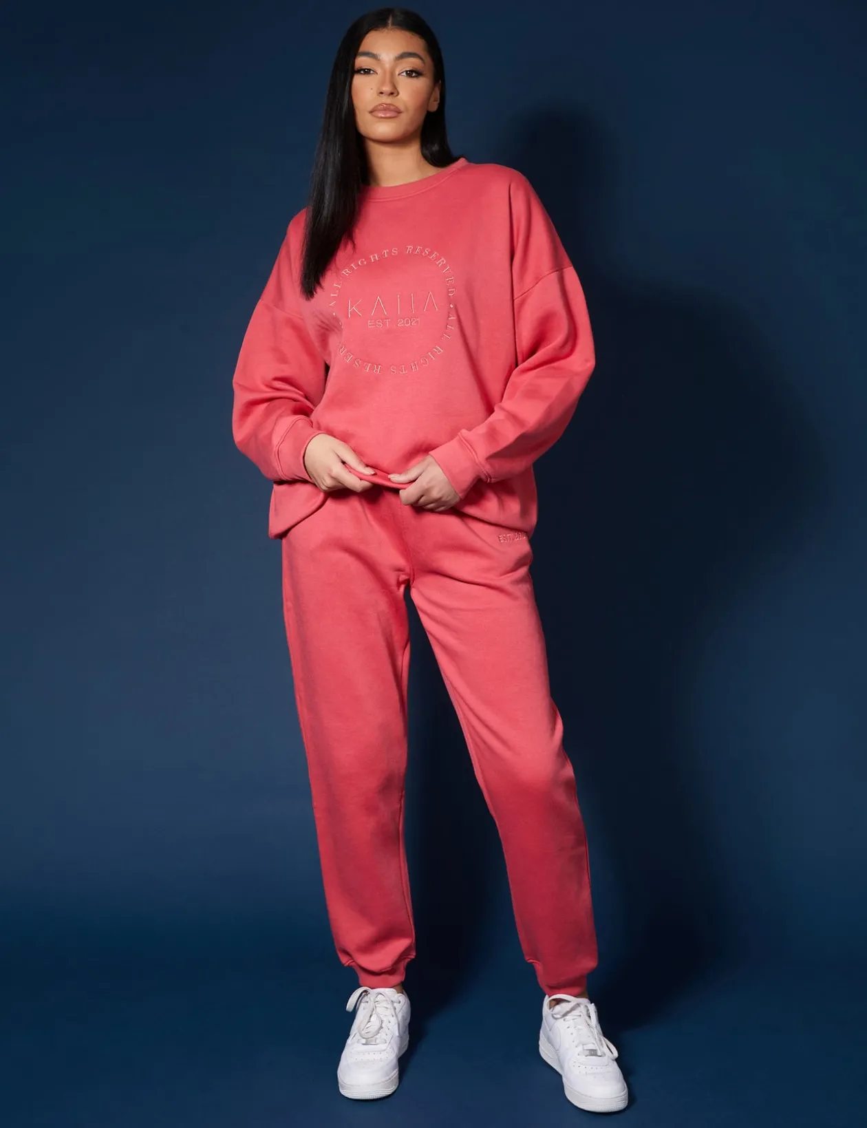 Public Desire Tonal Embroidery Joggers | Women Jogger & Leggings