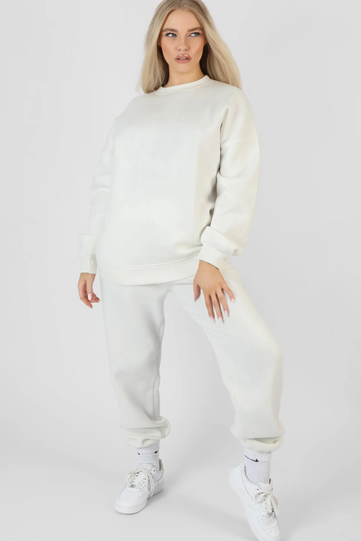 Public Desire Tonal Embroidery Joggers | Women Jogger & Leggings