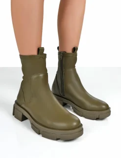Public Desire Treat Chunky Ankle Boots | Women Chunky Boots