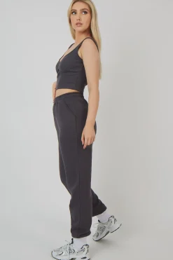 Public Desire Underbust Longline Top Dark | Women Tops