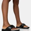 Public Desire Vacay Contrast Padded Square Toe Flip Flop Sandals | Women Chunky Sandals