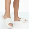 Public Desire Vale Borg Fluffy Slider Slipper | Women Sliders