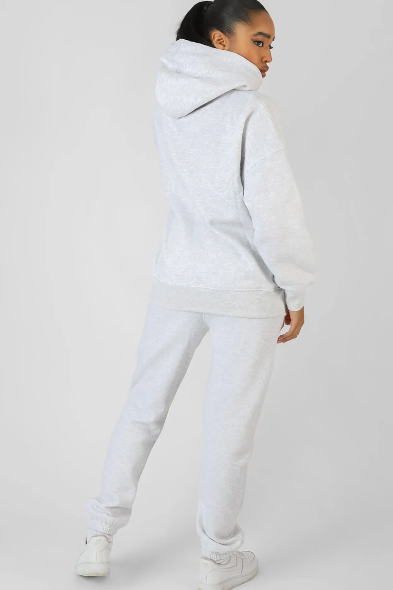 Public Desire Varsity Seam Front 90's Joggers Marl | Women Jogger & Leggings