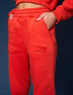 Public Desire Varsity Tonal 90's Joggers Flame | Women Jogger & Leggings
