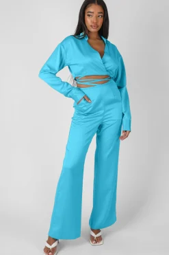 Public Desire Wrap Cropped Shirt | Women Tops