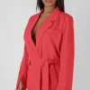 Public Desire Wrap Waist Blazer | Women Outerwear & Jackets