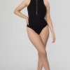 Public Desire Zip Front Racer Bodysuit | Women Bodysuits
